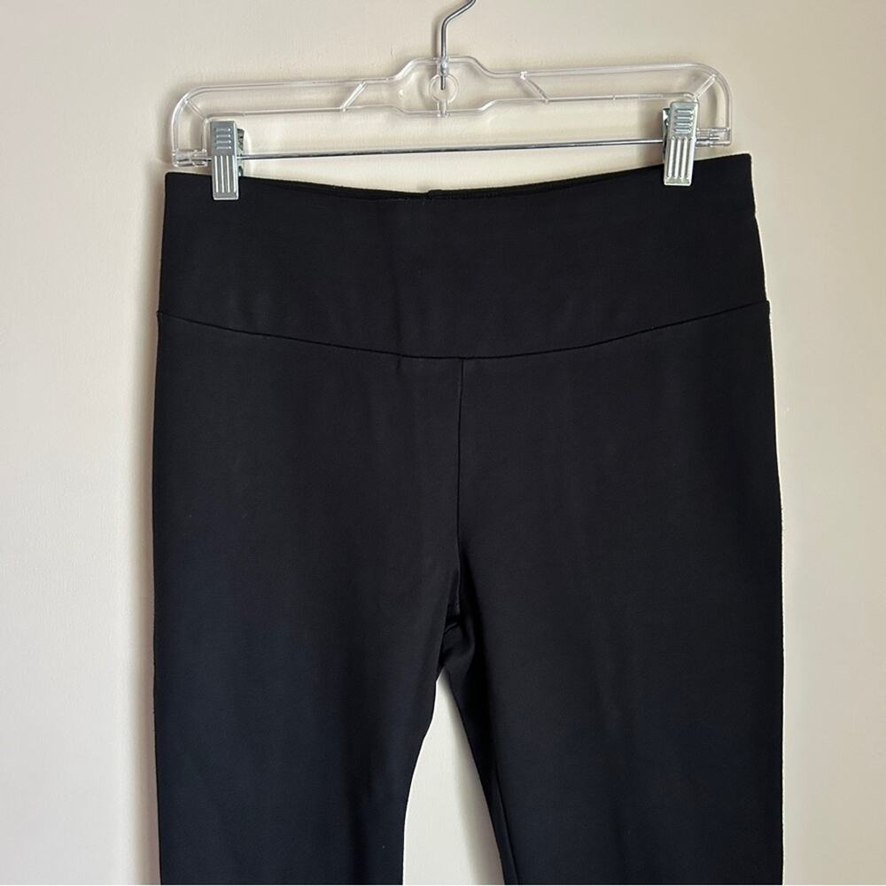 CAbi Black Mid-Rise Wide Waistband Ponte Knit Full-Length Leggings Size Medium - Picture 3 of 9